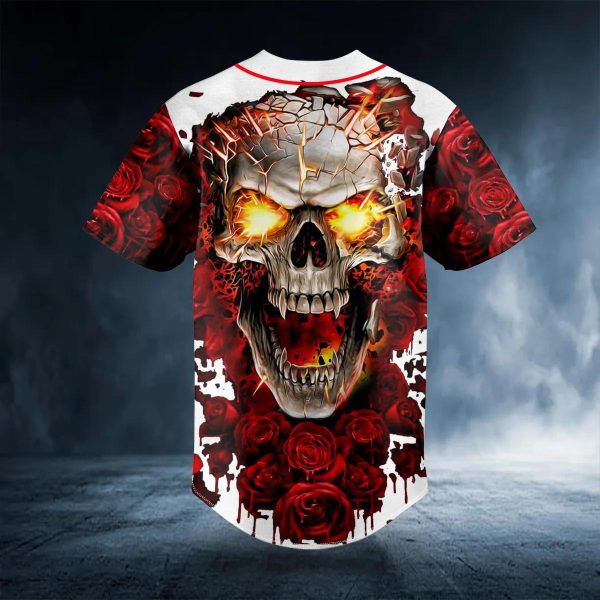 Blood Rose Fire Skull Custom Baseball Jersey Skull 26 Viking Graphic Tees 3D All Over Print Clothing 2 W28DG.jpg