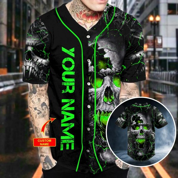 Green Amazing Skull Custom Baseball Jersey Skull 26 Viking Graphic Tees 3D All Over Print Clothing 4 FuEpD.jpg