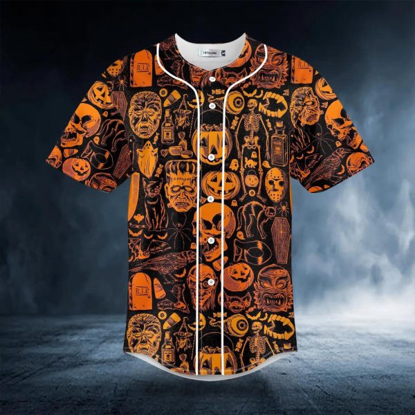 Happy Halloween Pattern Pumpkin Skull Baseball Jersey Skull 26 Viking Graphic Tees 3D All Over Print Clothing 3 MlE1O.jpg