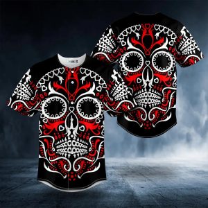 Day Of The Death Pattern Skull Blood Baseball Jersey Skull 26 Viking Graphic Tees 3D All Over Print Clothing 1 NTFkD.jpg