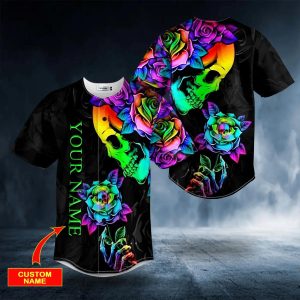 Fantasy Roses Skull Custom Baseball Jersey Skull 26 Viking Graphic Tees 3D All Over Print Clothing 1 Mo7Uj.jpg