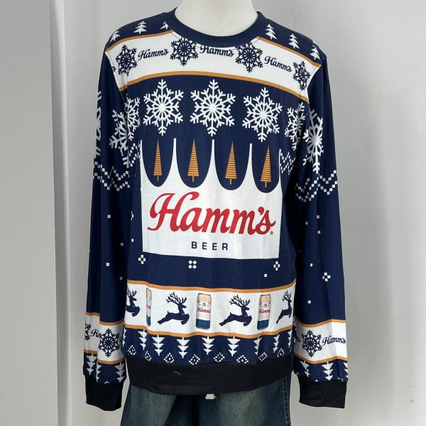 Personalized Funny Hamm_s Beer Ugly Christmas Sweater