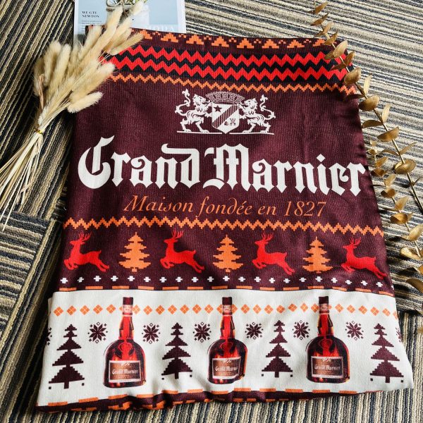 Grand Marnier Wine Ugly Christmas Sweater