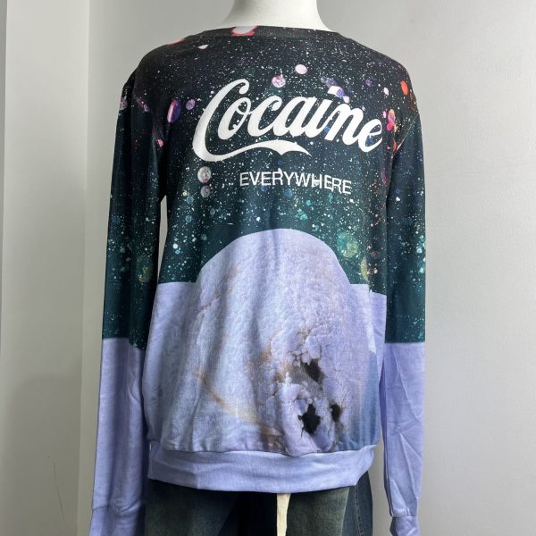 Seal Cocaine Everywhere Let It Snow Ugly Christmas Sweater, Sweatshirt