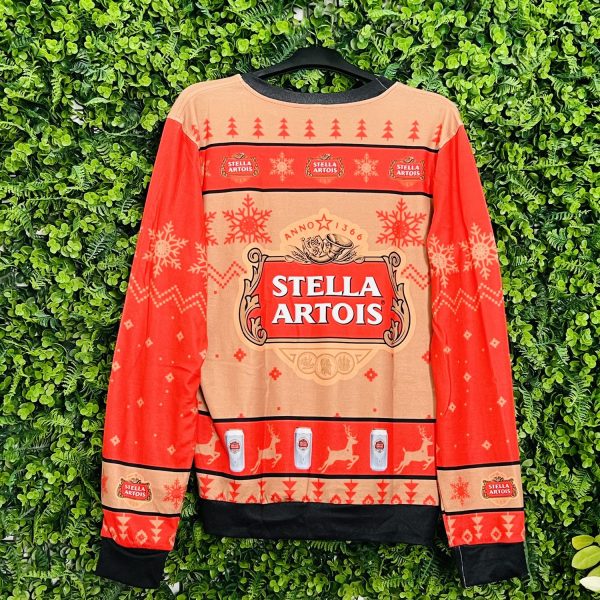 New 2024 Stella Artois Christmas Holiday Ugly Sweater