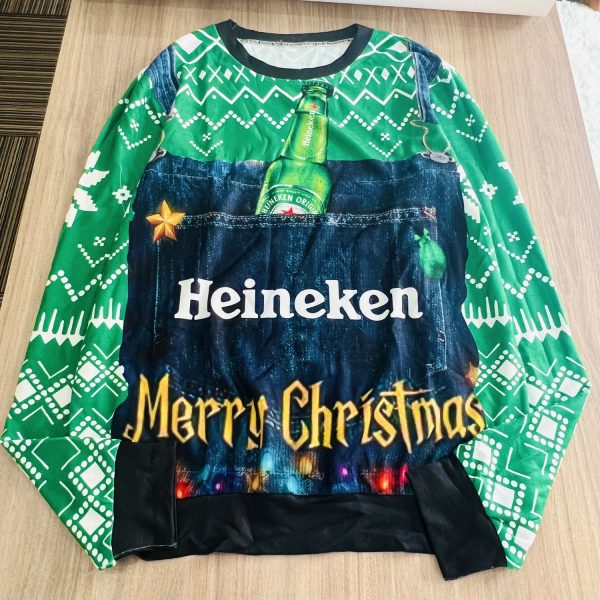 Heineken Merry Christmas Ugly Christmas Sweater