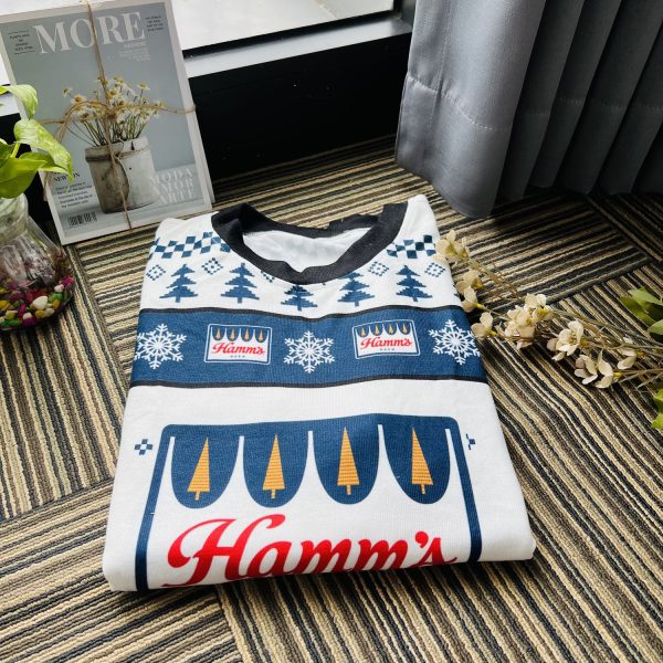 Personalized Funny Hamm_s Beer Ugly Christmas Sweater