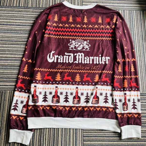 Grand Marnier Wine Ugly Christmas Sweater