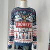 The Macallan Whisky Reindeer & Snowflake Pattern Xmas Ugly Christmas Sweater