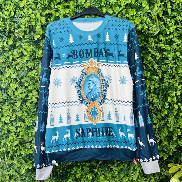 Bombay Sapphire Xmas Ugly Christmas Sweater