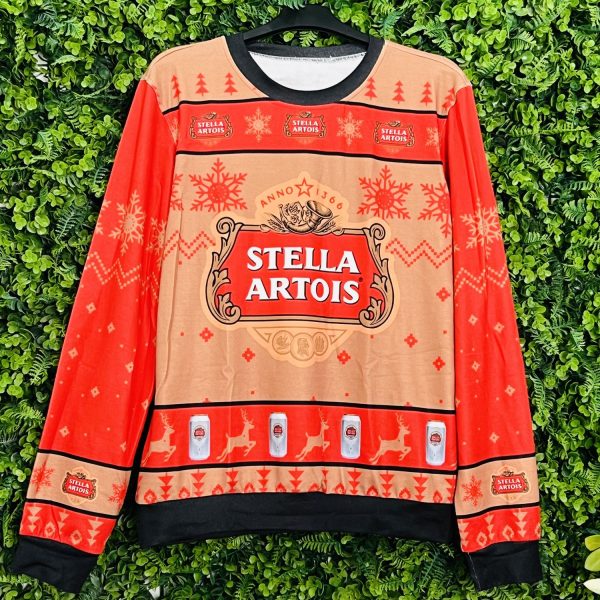 New 2024 Stella Artois Christmas Holiday Ugly Sweater