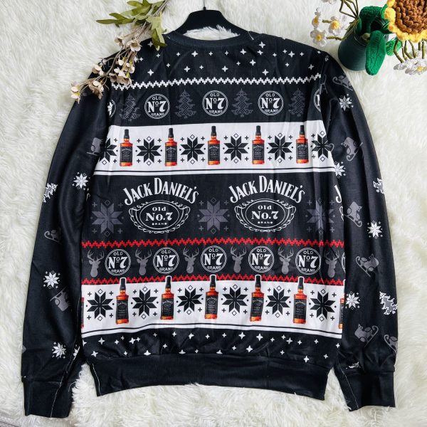 Jack Daniels Old No 7 3D Christmas Sweater