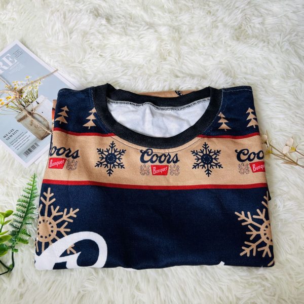 Personalized Coors Banquet Ugly Christmas Sweater