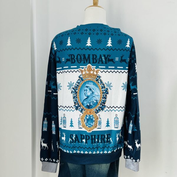 Bombay Sapphire Xmas Ugly Christmas Sweater