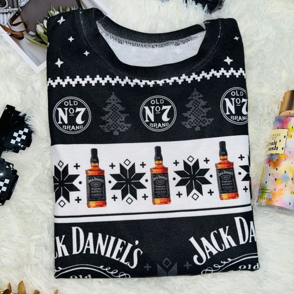 Jack Daniels Old No 7 3D Christmas Sweater