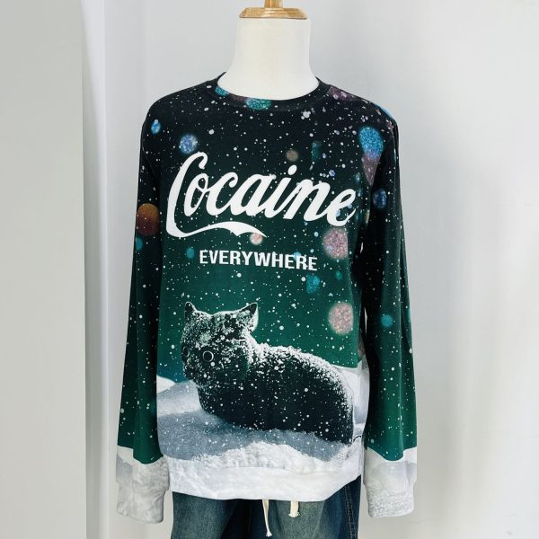 Snow Cat Cocaine Everywhere Premium Sweater