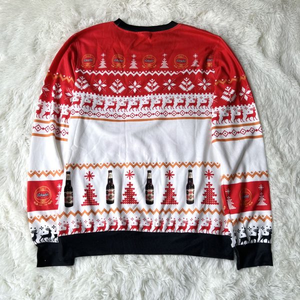 Personalized Schaefer Beer Ugly Christmas Sweater