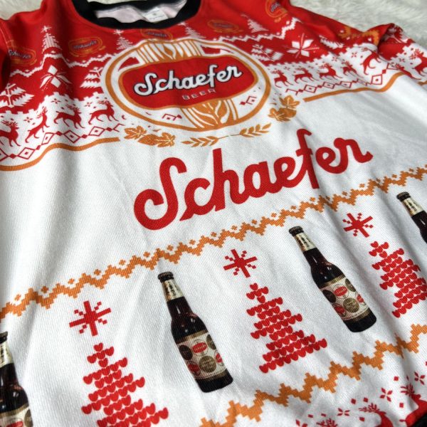 Personalized Schaefer Beer Ugly Christmas Sweater