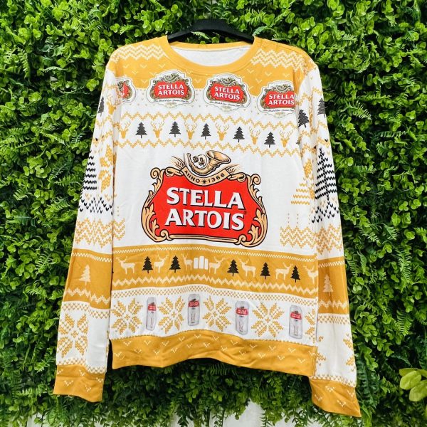 Stella Artois Beer Logo Ugly Christmas Sweater