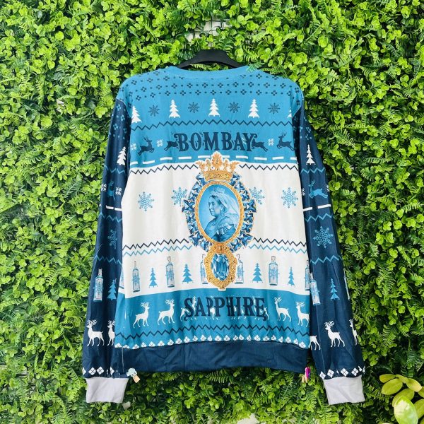 Bombay Sapphire Xmas Ugly Christmas Sweater