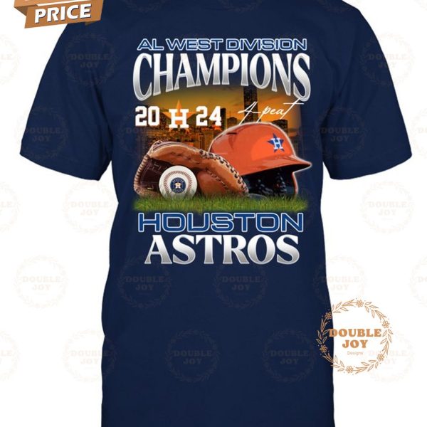 AL West Division Champions 2024 Houston Astros T-Shirt