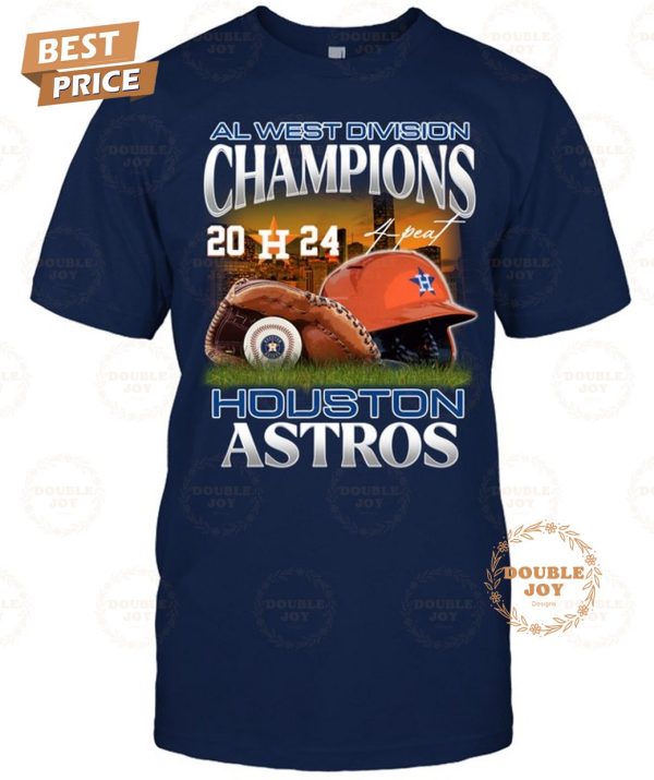 AL West Division Champions 2024 Houston Astros T-Shirt