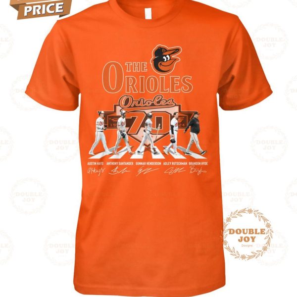 Baltimore Orioles 70th Anniversary 1954-2024 T-Shirt