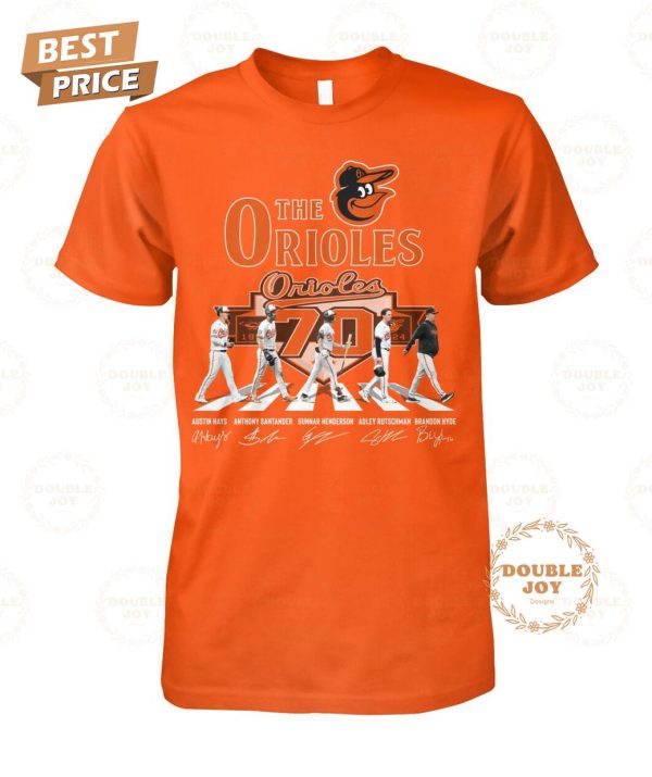 Baltimore Orioles 70th Anniversary 1954-2024 T-Shirt