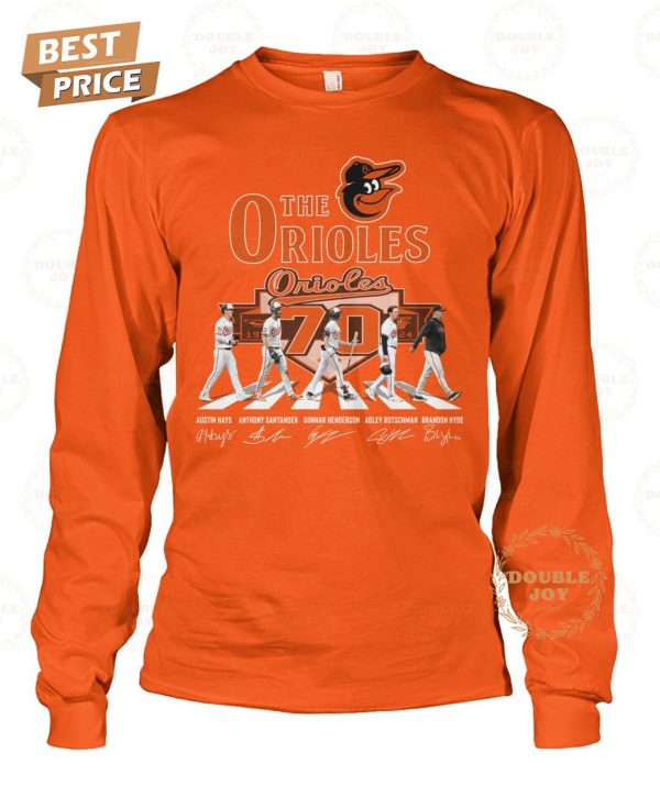 Baltimore Orioles 70th Anniversary 1954-2024 T-Shirt