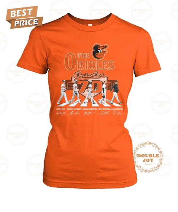 Baltimore Orioles 70th Anniversary 1954-2024 T-Shirt