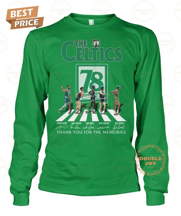 Boston Celtics 78th Anniversary Thank You For The Memories T-Shirt