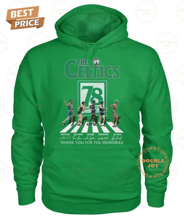 Boston Celtics 78th Anniversary Thank You For The Memories T-Shirt