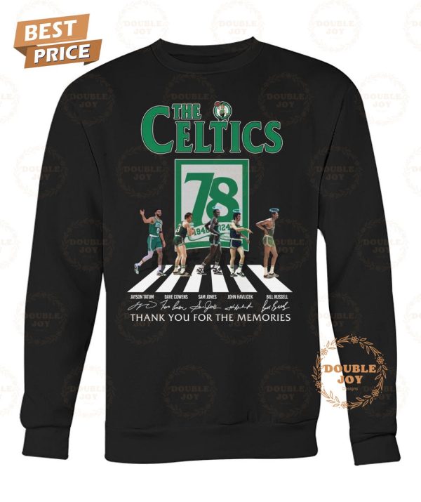 Boston Celtics 78th Anniversary Thank You For The Memories T-Shirt