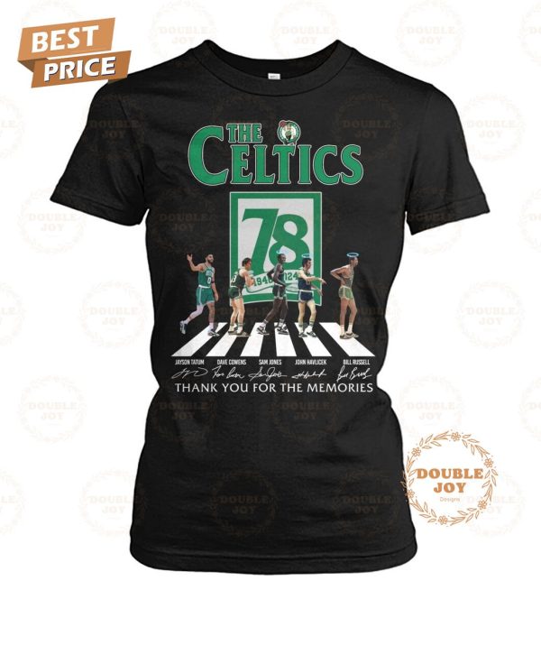 Boston Celtics 78th Anniversary Thank You For The Memories T-Shirt