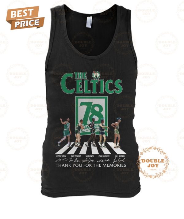 Boston Celtics 78th Anniversary Thank You For The Memories T-Shirt