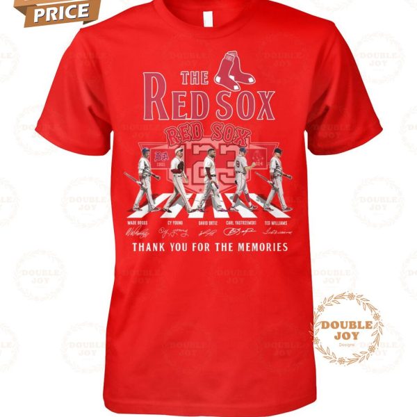 Boston Red Sox 123th Anniversary Thank You For The Memories T-Shirt