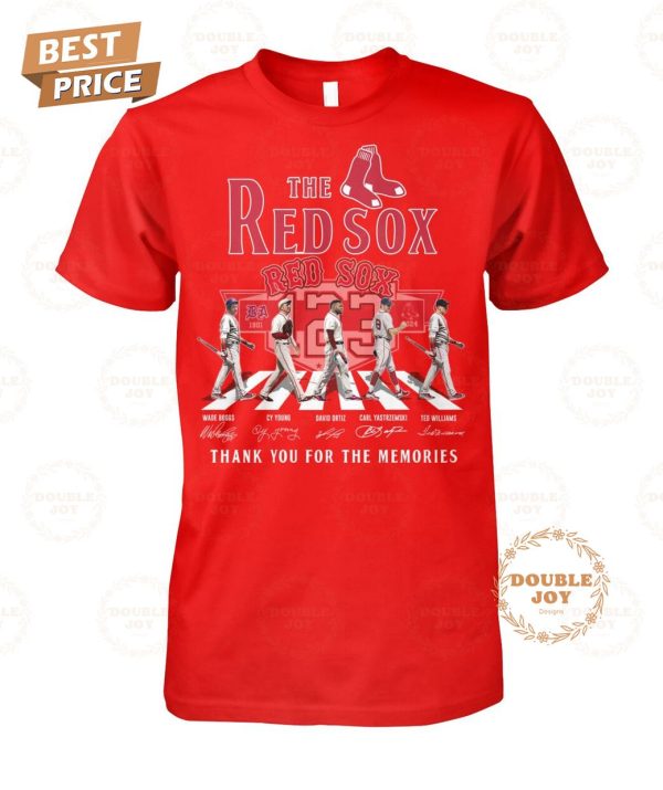 Boston Red Sox 123th Anniversary Thank You For The Memories T-Shirt