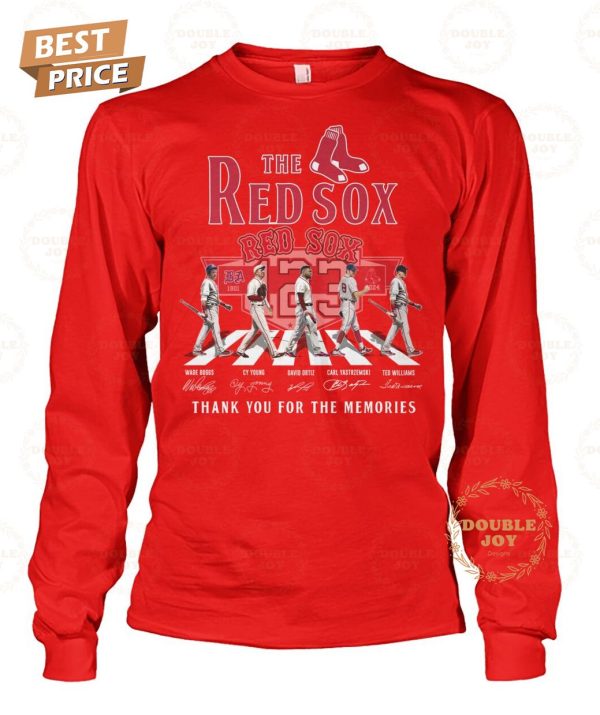 Boston Red Sox 123th Anniversary Thank You For The Memories T-Shirt