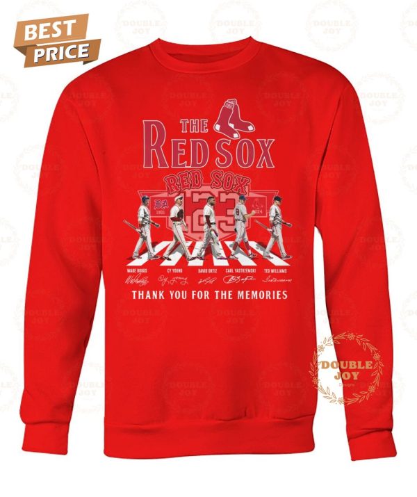 Boston Red Sox 123th Anniversary Thank You For The Memories T-Shirt