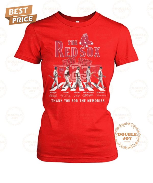 Boston Red Sox 123th Anniversary Thank You For The Memories T-Shirt