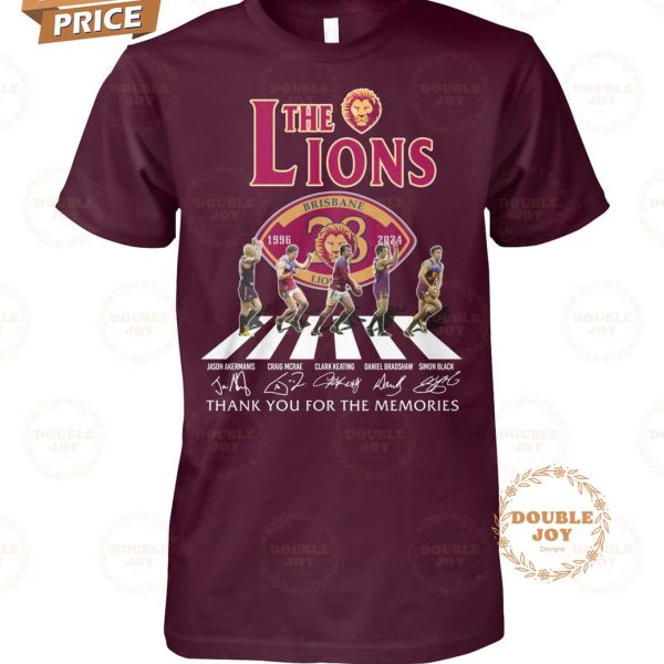 Brisbane Lions 28th Anniversary Thank You For The Memories T-Shirt