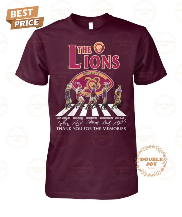 Brisbane Lions 28th Anniversary Thank You For The Memories T-Shirt