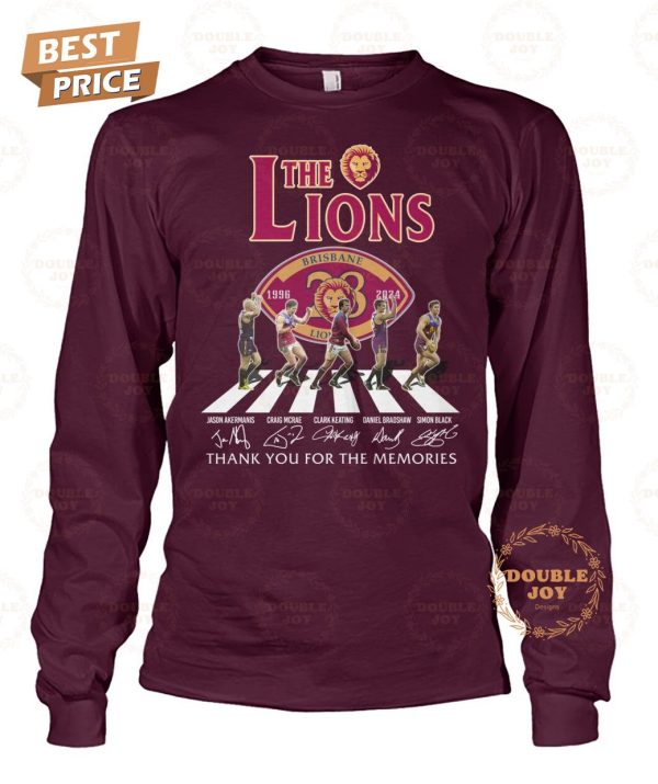 Brisbane Lions 28th Anniversary Thank You For The Memories T-Shirt