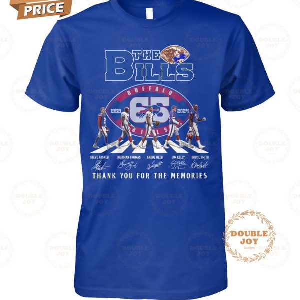 Buffalo Bills 65th Anniversary Thank You For The Memories T-Shirt