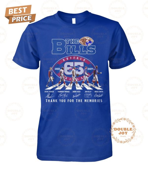 Buffalo Bills 65th Anniversary Thank You For The Memories T-Shirt