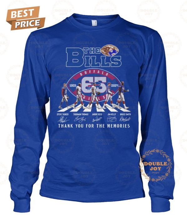 Buffalo Bills 65th Anniversary Thank You For The Memories T-Shirt