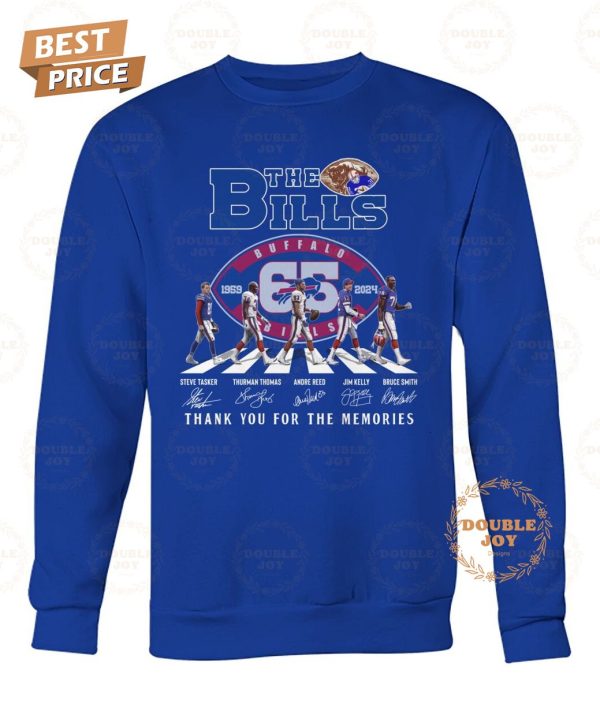 Buffalo Bills 65th Anniversary Thank You For The Memories T-Shirt