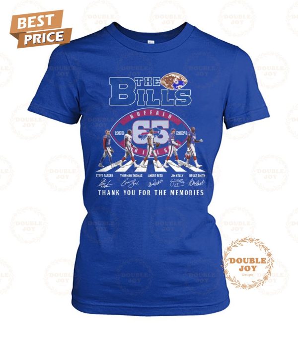 Buffalo Bills 65th Anniversary Thank You For The Memories T-Shirt