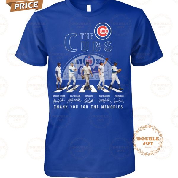 Chicago Cubs 148th Anniversary Thank You For The Memories T-Shirt