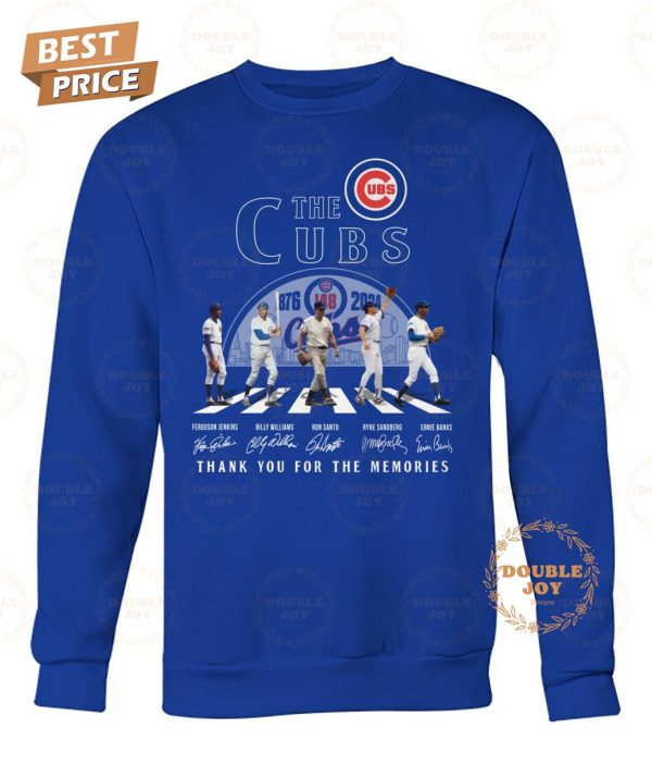 Chicago Cubs 148th Anniversary Thank You For The Memories T-Shirt